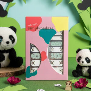 panda nagelklistermärken för barn