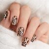 Leopard gellack nailstickers