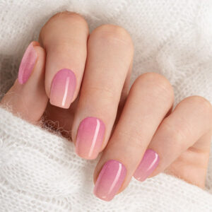 Ombre rosa nailpolish stickers