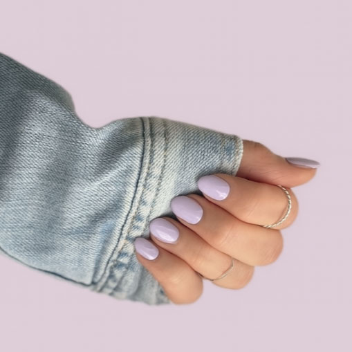 pastell lila nailpolish stickers, ljuslila nagellack
