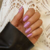 lila glitter naglar nagellack stickers