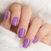 lila glitter naglar nagellack stickers